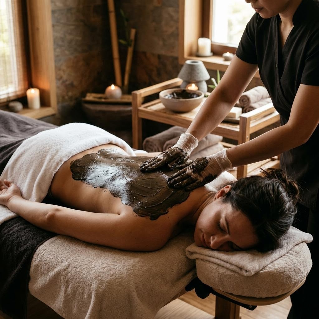 Mud wrap ritual